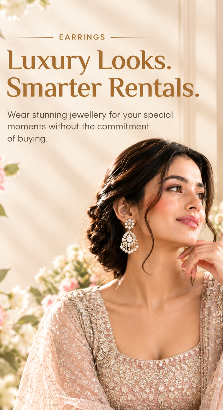 Earrings — Luxury looks. Smarter rentals.